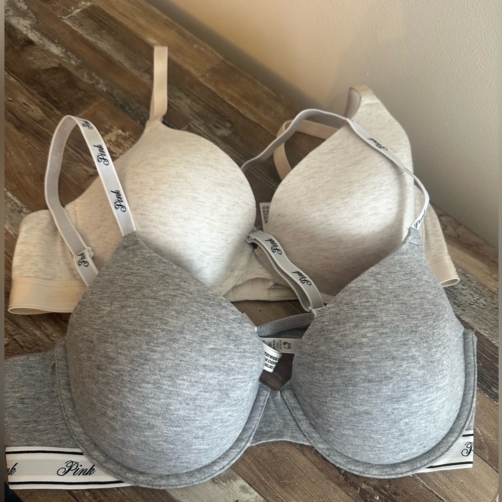 Pink wear everywhere bras.